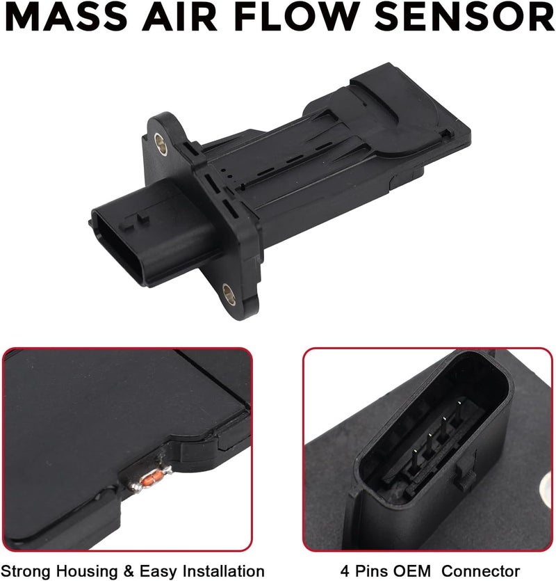 RLP حساس تدفق الهواء الشامل MAF متوافق مع نيسان ألتيما سنترا باثفايندر إنفينيتي M35h Q50 Q70 QX60 1.8L 2.5L 3.5L بديل ل 22680-1MG0A MAF0102 - Image 4